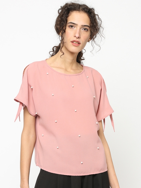 

Gipsy Women Pink Embellished Top