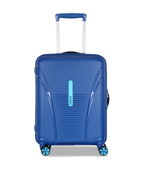 

AMERICAN TOURISTER Unisex Blue SKYTRACER PLUS Cabin Trolley Bag