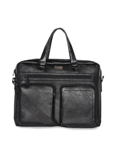 

ESBEDA Unisex Black Solid Laptop Bag