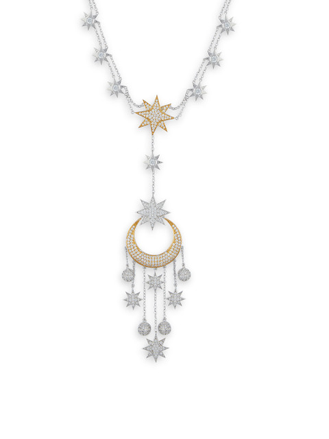 

shaze Women Silver-Toned Brass Antique Necklace