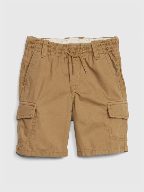 

GAP Boys Brown Solid Cargo Shorts