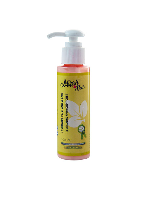 

Mirah Belle Unisex Lemongrass - Ylang Ylang Revitalising Hair Conditioner 100 ml, Off white