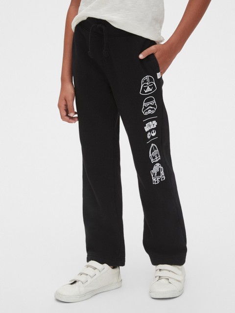 

GAP Boys Black Cotton Track Pants