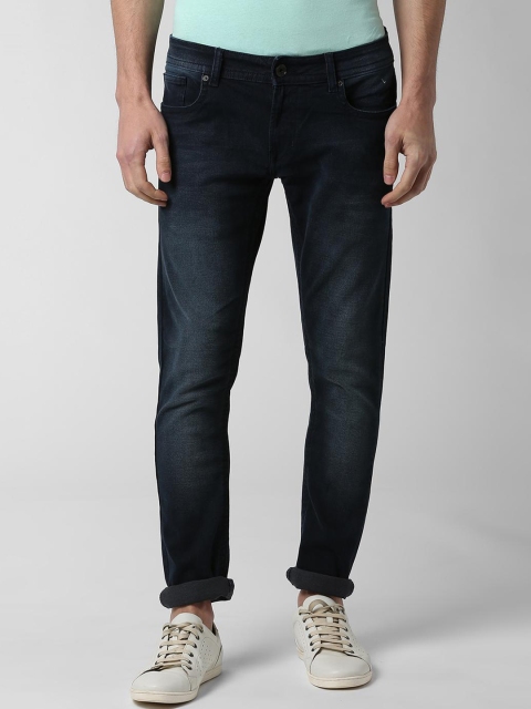 

Peter England Casuals Men Blue Slim Fit Mid-Rise Clean Look Stretchable Jeans