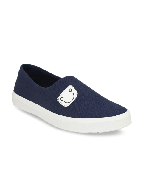 

Eego Italy Men Blue Solid Slip-On Sneakers