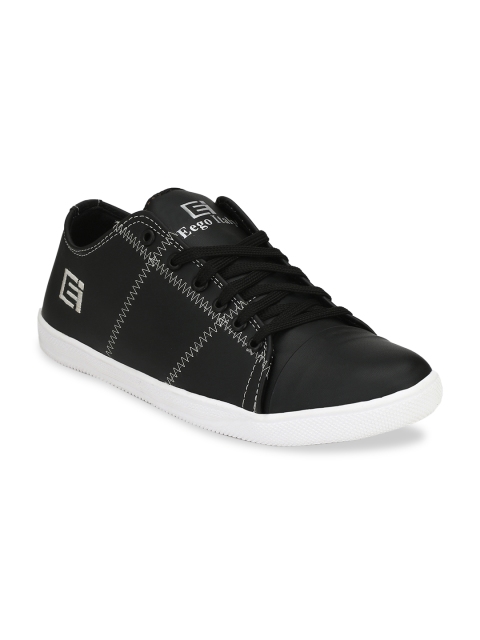 

Eego Italy Men Solid Black Sneakers