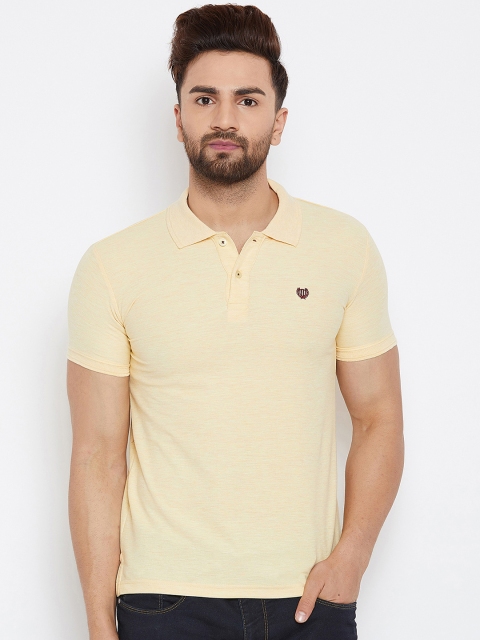 

Duke Stardust Men Yellow Solid Polo Collar T-shirt