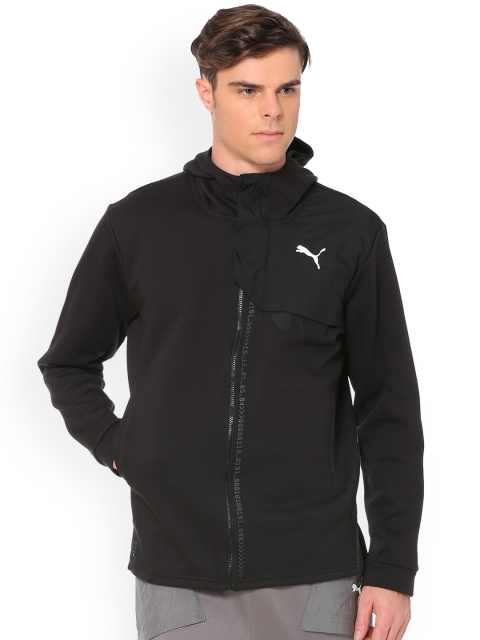 

Puma Men Black Solid Sporty Jacket