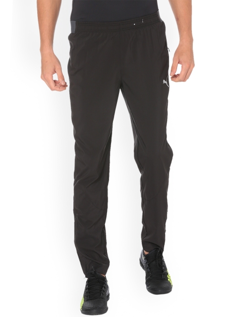 

Puma Men Black Solid Straight-Fit Track Pants