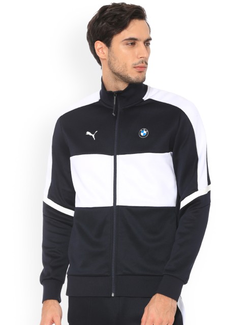 

PUMA Motorsport Men Navy Blue Colourblocked Sporty Jacket