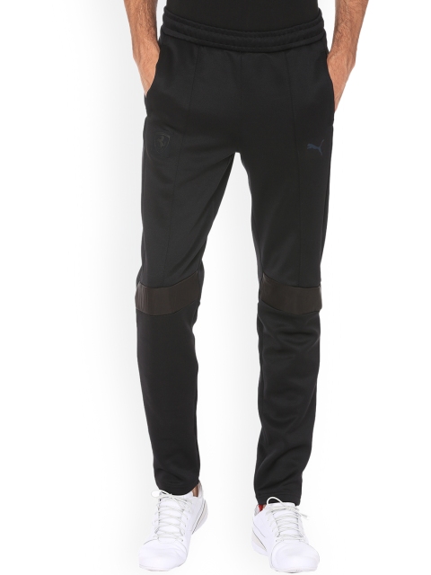 

Puma Men Black Solid Straight-Fit Trackpant
