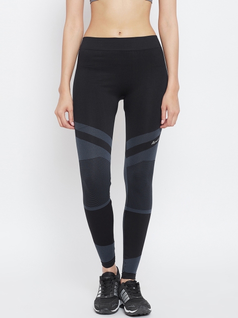 

C9 Women Black & Grey Printed Tights