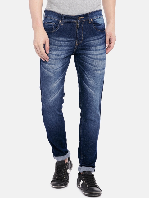 

High Star Men Blue Slim Fit Mid-Rise Clean Look Stretchable Jeans