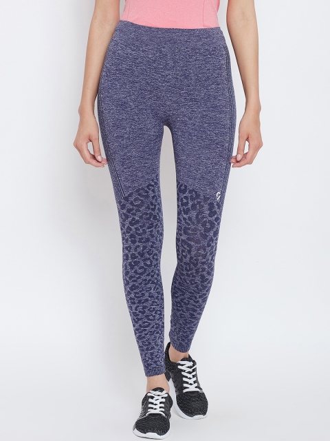 

C9 AIRWEAR Women Navy Blue Printed Tights M5322