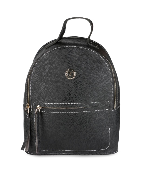 

GIO COLLECTION Women Black Solid Backpack