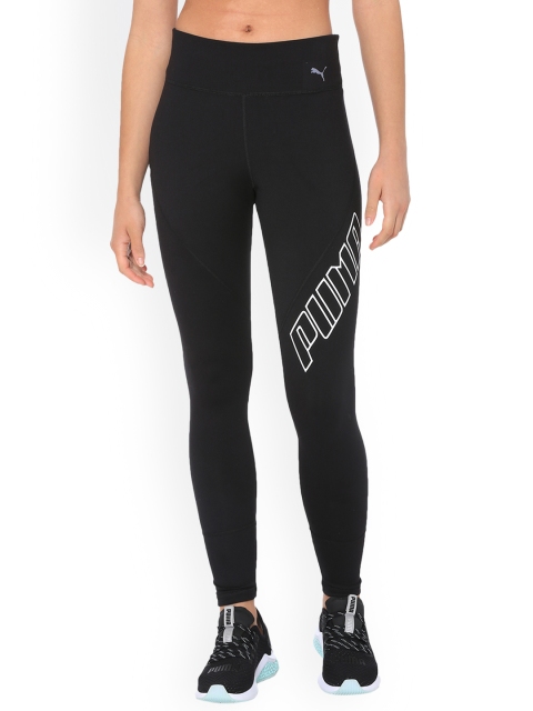 

Puma Women Black Solid Tight