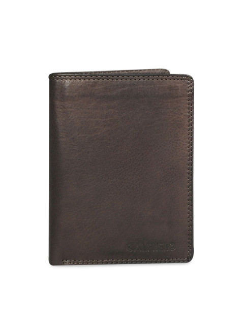 

CALFNERO Men Brown Solid Two Fold Leather Wallet