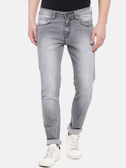 

High Star Men Grey Slim Fit Mid-Rise Clean Look Stretchable Jeans