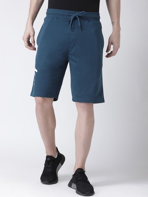 

Club York Men Navy Blue Solid Regular Fit Sports Shorts