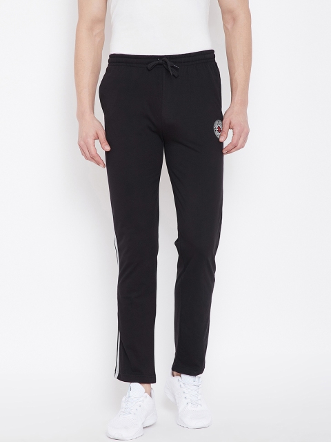

Duke Men Black Solid Slim-Fit Trackpant