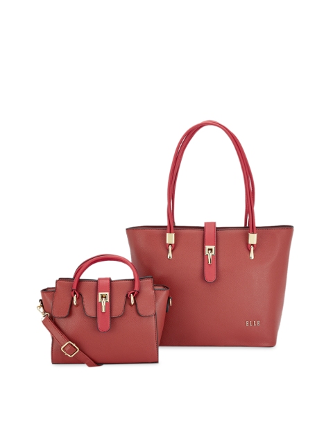 

ELLE Red Solid Shoulder Bag