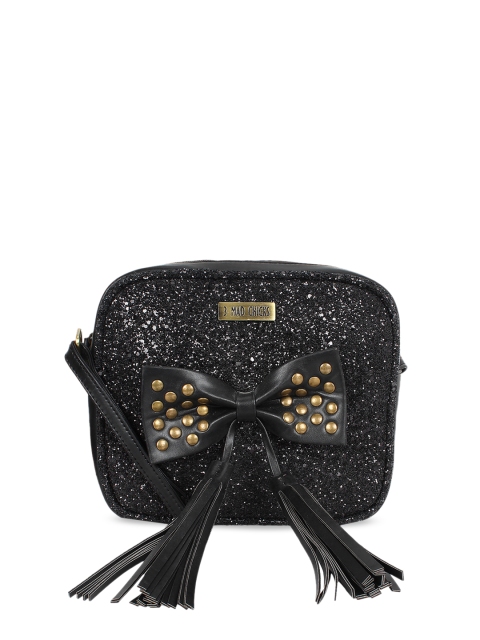 

3 Mad Chicks Black Embellished Sling Bag