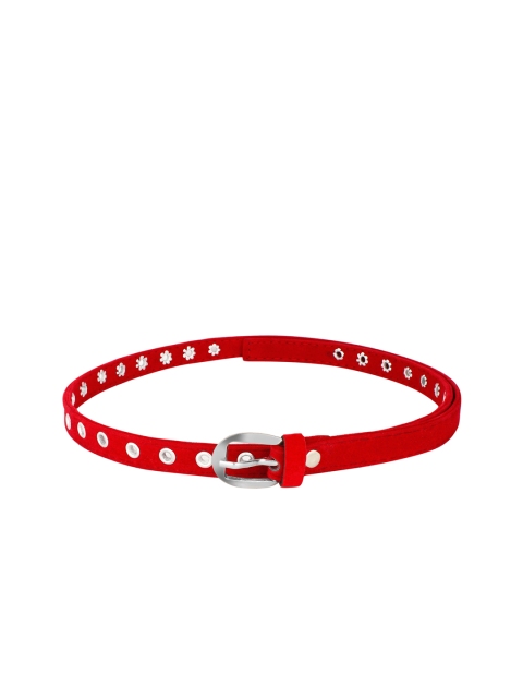 

LONDON FASHION hob Women Red Embellished Belt