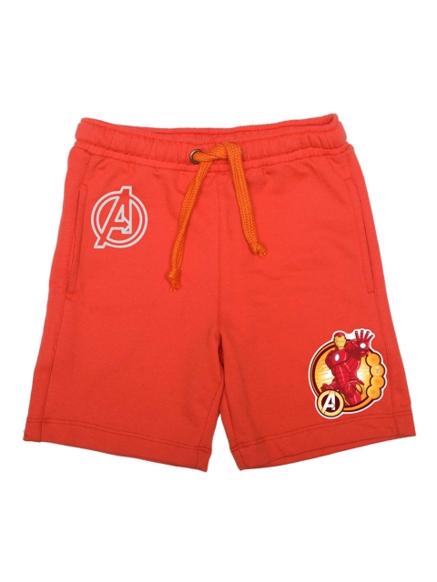 

Marvel by Wear Your Mind Boys Orange Solid Regular Fit Regular Shorts