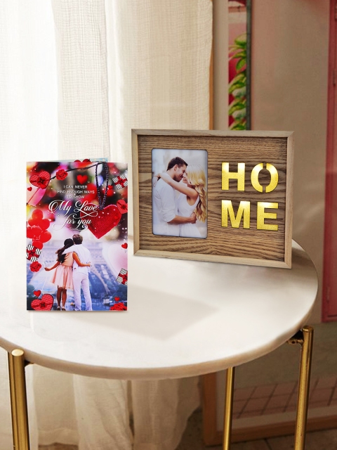 

Archies Multicoloured Combo of LED Frame & Greeting Card, Multi