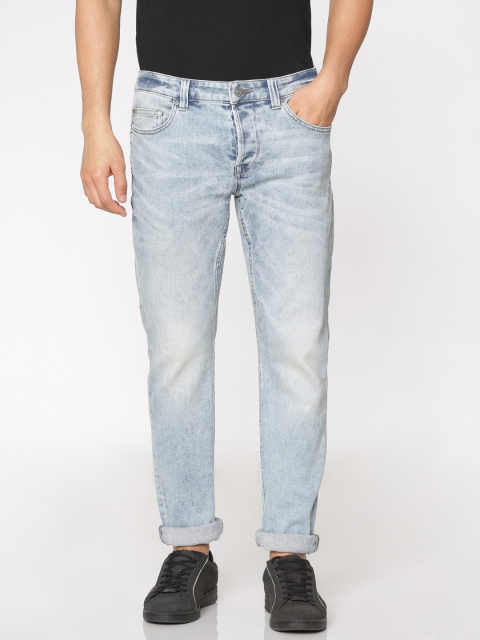 

ONLY & SONS Men Blue Slim Fit Mid-Rise Clean Look Jeans