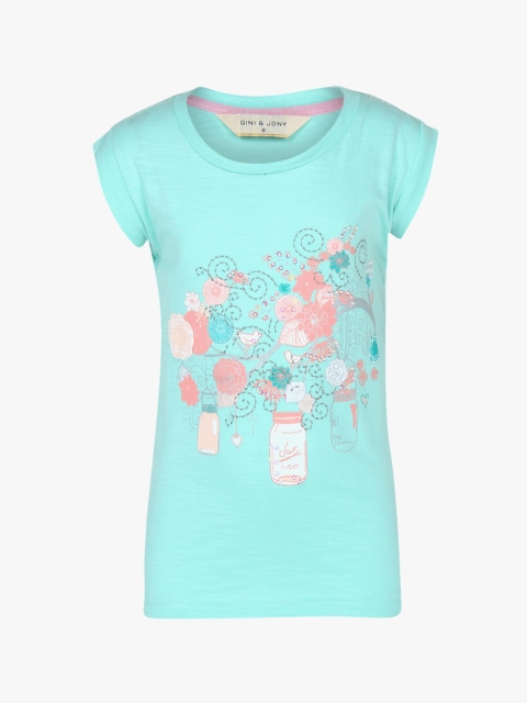 

Turquoise Casual Top, Turquoise blue
