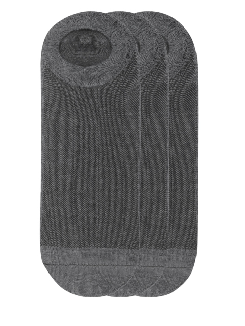 

JUMP USA Men Pack of 3 Solid Shoe Liners, Grey