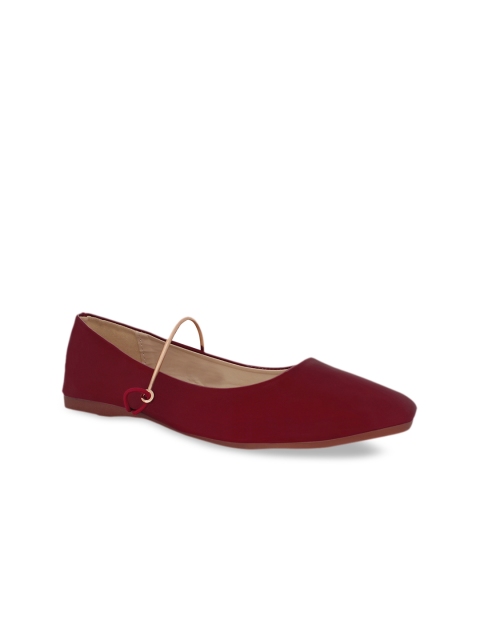 

MSC Women Red Solid Ballerinas