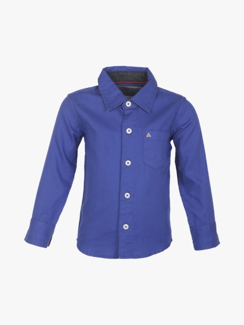 Blue Regular Fit Casual Shirt