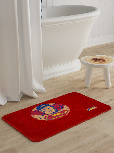 

Saral Home Kids Red Printed Microfibre Tufted Bath Rug