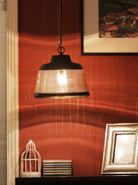 

THE LIGHT STORE Black Solid Pendant Ceiling Lantern