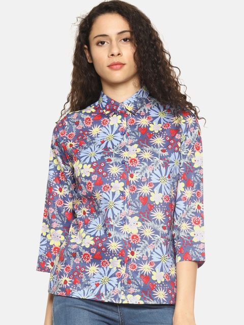 

AARA Women Multicoloured Regular Fit Printed Casual Shirt, Multi