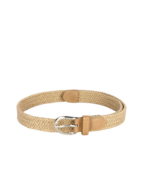 

LONDON FASHION hob Women Cream-Coloured Woven Design Belt