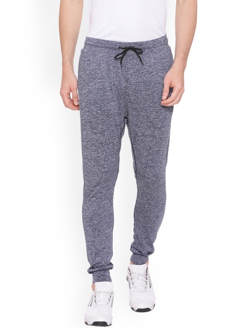 

Basics Men Bluish Grey Solid Slim-Fit Joggers, Blue