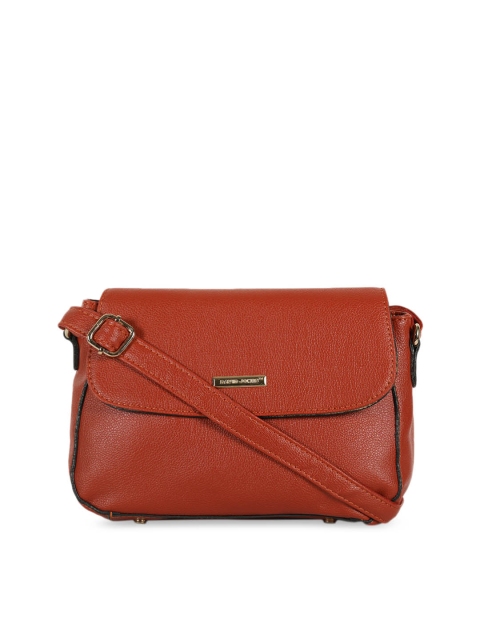 

David Jones Brown Solid Sling Bag