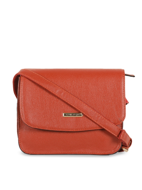 

David Jones Rust Solid Sling Bag