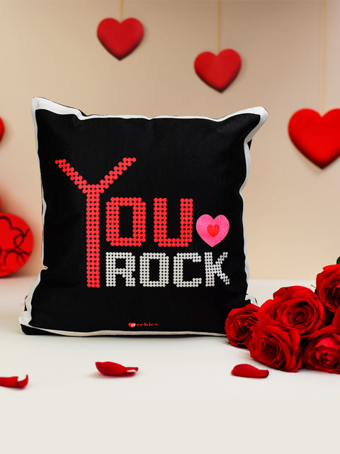

Archies Love Gifts Unisex Multicoloured Cushion & Greeting Card, Multi