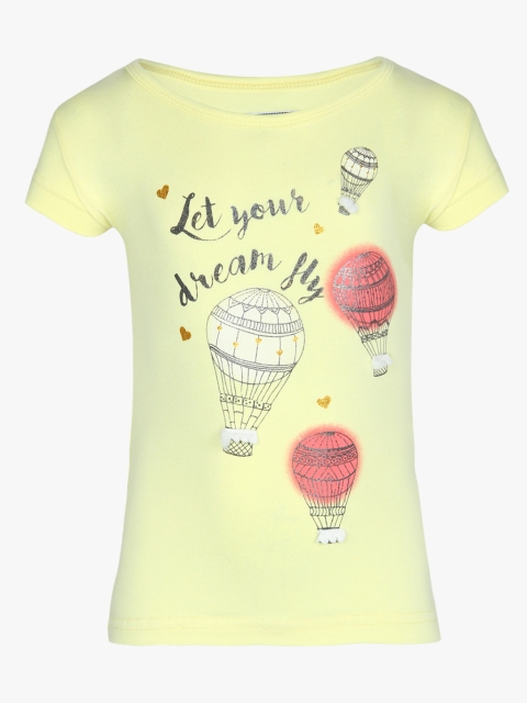 

Yellow Casual Top