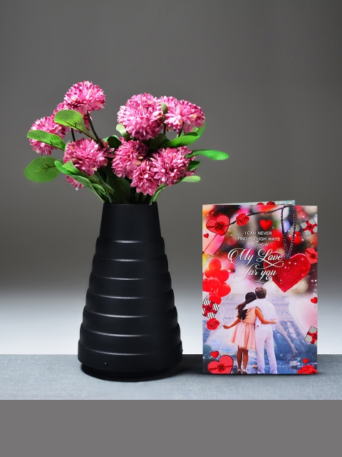 

Archies Multicoloured Flower & Greeting Card Gift Set, Multi