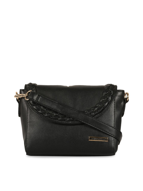 

David Jones Black Solid Sling Bag