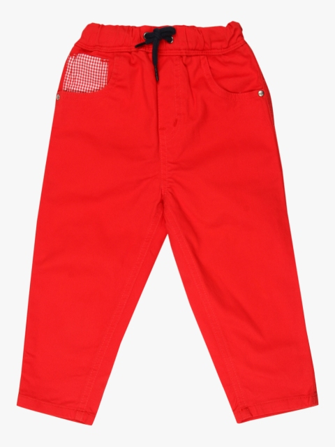 

Red Solid Regular Fit Regular Trouser