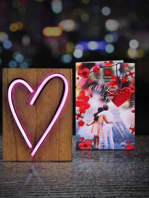 

Archies Multicoloured Combo of LED Frame & Greeting Card, Multi