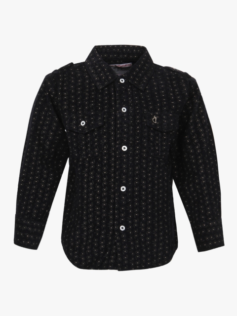 

Black Regular Fit Casual Shirt