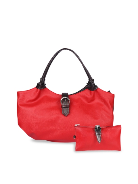 

OsaiZ Women Red Solid Shoulder Bag With Pouch