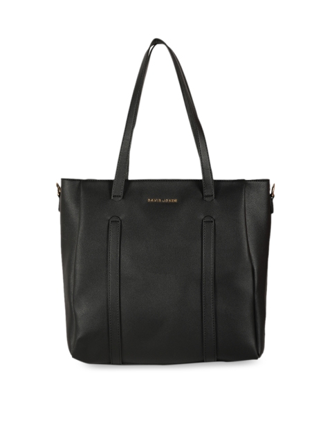 

David Jones Black Solid Shoulder Bag